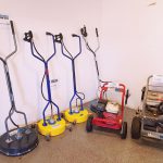 Different Colours Plate Compactor Other — Pressure Cleaner Operators in Mackay, QLD